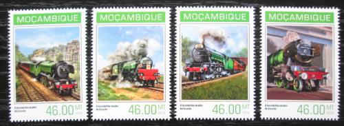 Potovn znmky Mosambik 2014 Parn lokomotivy Mi# 7145-48 Kat 11 - zvtit obrzek