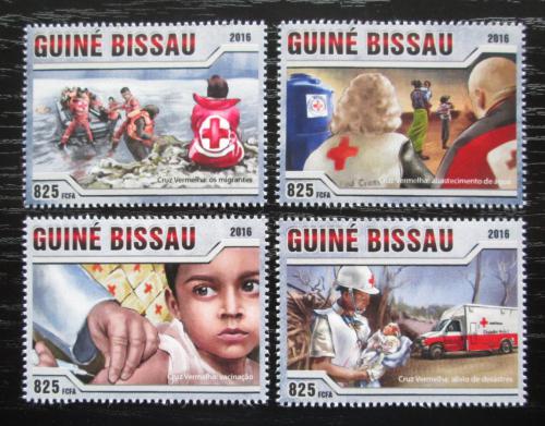 Poštovní známky Guinea-Bissau 2016 Èervený køíž Mi# 8728-31 Kat 12.50€