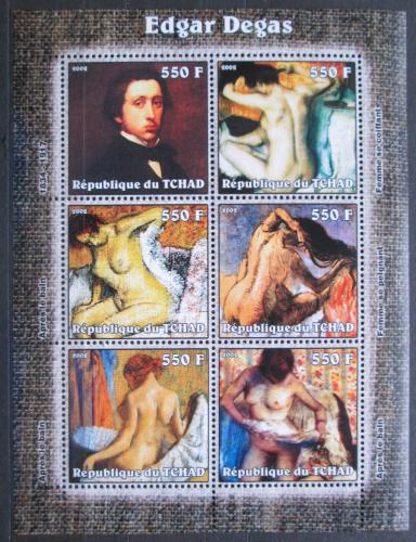 Poštovní známky Èad 2002 Umìní, Edgar Degas Mi# 2376-81 Kat 15€