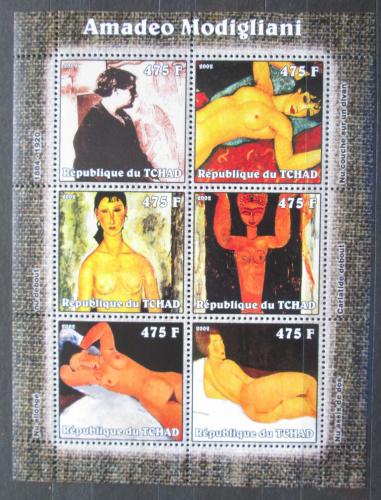 Poštovní známky Èad 2002 Umìní, Amadeo Modigliani Mi# 2364-69 Kat 13€
