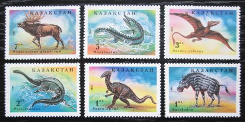 Poštovní známky Kazachstán 1994 Prehistorická fauna Mi# 62-67