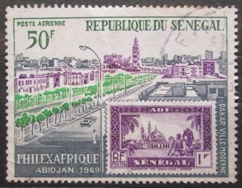 Potovn znmka Senegal 1969 Vstava PHILEXAFRIQUE Mi# 394 - zvtit obrzek