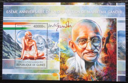Poštovní známka Guinea 2013 Mahátma Gándhí Mi# Block 2214 Kat 16€