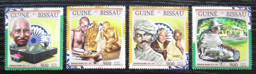 Poštovní známky Guinea-Bissau 2016 Mahatma Gandhí Mi# 8654-57 Kat 13.50€