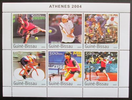 Poštovní známky Guinea-Bissau 2003 LOH Atény Mi# 2517-22 Kat 12€