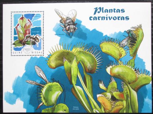 Poštovní známka Guinea-Bissau 2014 Masožravé rostliny Mi# Block 1286 Kat 9€