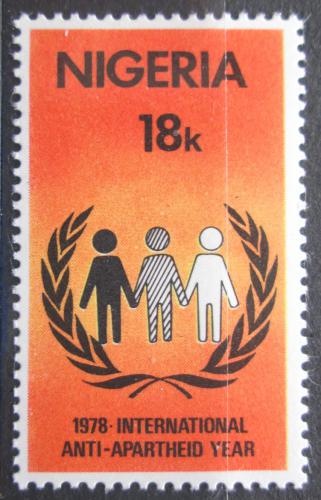 Poštovní známka Nigérie 1978 Boj proti rasové diskriminaci Mi# 354