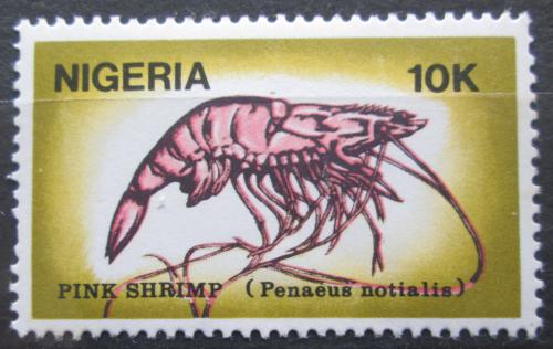Poštovní známka Nigérie 1988 Penaeus notialis Mi# 520