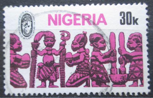 Poštovní známka Nigérie 1977 Africké umìní Mi# 327