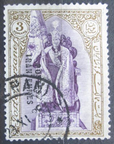 Poštovní známka Persie 1935 Rezá Šáh Pahlaví pøetisk Mi# 651 Kat 50€