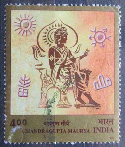 Potovn znmka Indie 2001 andragupta Maurja Mi# 1840