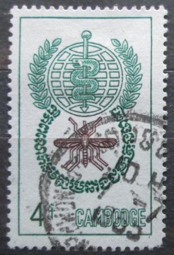 Poštovní známka Kambodža 1962 Boj proti malárii Mi# 138