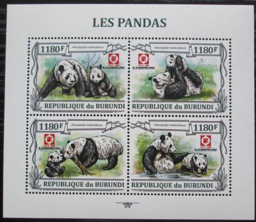 Poštovní známky Burundi 2013 Pandy Mi# N/N Kat 10€