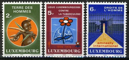 Poštovní známky Lucembursko 1978 Solidarita Mi# 972-74