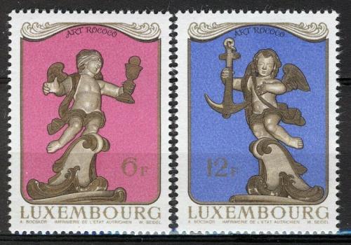 Poštovní známky Lucembursko 1979 Architektura, rokoko Mi# 994-95