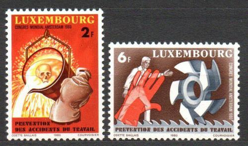 Poštovní známky Lucembursko 1980 Prevence pøed nehodami Mi# 1012-13
