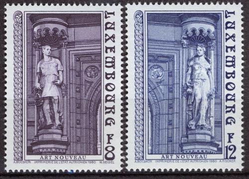 Poštovní známky Lucembursko 1980 Architektura Mi# 1014-15