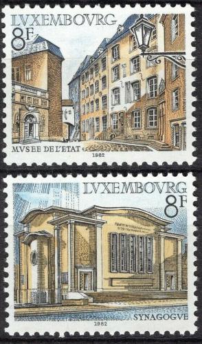 Poštovní známky Lucembursko 1982 Architektura Mi# 1056-57 