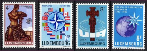 Poštovní známky Lucembursko 1983 Výroèí a události Mi# 1070-73