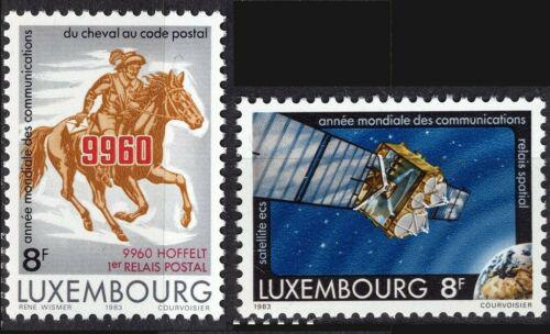 Poštovní známky Lucembursko 1983 Svìtový rok komunikace Mi# 1078-79