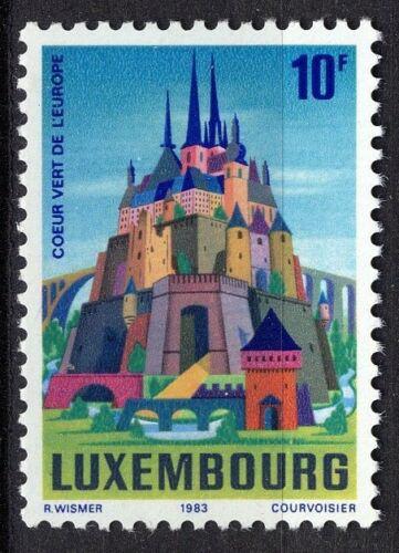 Poštovní známka Lucembursko 1983 Lucemburk, zelené srdce Evropy Mi# 1085