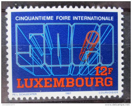 Poštovní známka Lucembursko 1987 Mezinárodní veletrh v Lucemburku Mi# 1172