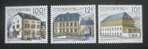 Poštovní známky Lucembursko 1987 Tradièní architektura Mi# 1180-82 Kat 6.50€