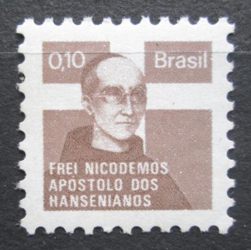 Poštovní známka Brazílie 1975 Otec Nicodemos, daòová Mi# 19 x