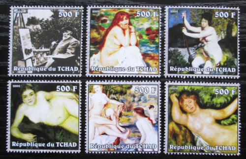 Poštovní známky Èad 2002 Umìní, Pierre-Auguste Renoir Mi# 2370-75 Kat 14€