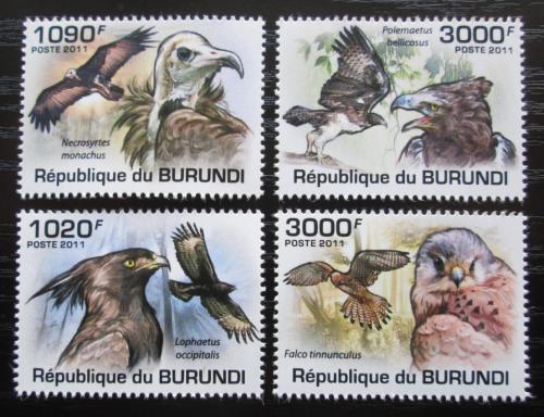 Poštovní známky Burundi 2011 Dravci Mi# 2018-21 Kat 9.50€