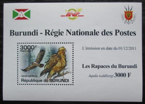 Potovn znmka Burundi 2011 Orel Wahlbergv DELUXE Mi# 2016 Block