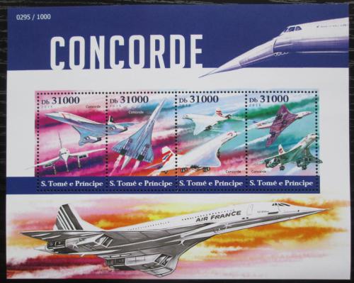 Poštovní známky Svatý Tomáš 2015 Concorde Mi# 6360-63 Kat 12€