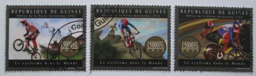 Poštovní známky Guinea 2012 Cyklistika Mi# 9507-09 Kat 18€ 