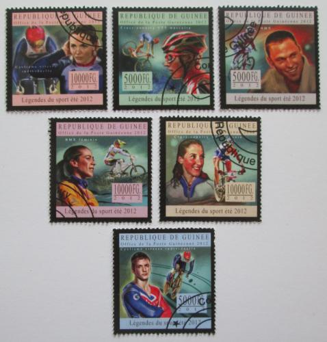 Poštovní známky Guinea 2012 Slavní cyklisti Mi# 9615-20 Kat 18€