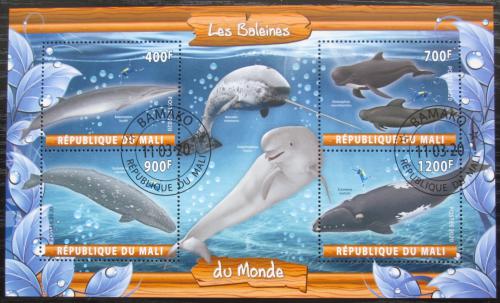 Poštovní známky Mali 2020 Velryby Mi# N/N