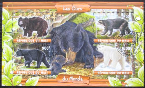 Poštovní známky Mali 2020 Medvìdi Mi# N/N