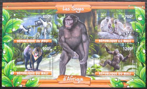 Poštovní známky Mali 2020 Opice Mi# N/N