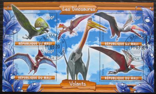 Poštovní známky Mali 2020 Létající dinosauøi Mi# N/N