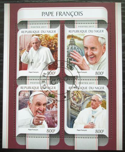 Poštovní známky Niger 2017 Papež František Mi# 4925-28 Kat 13€ 