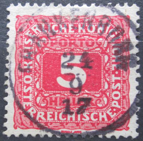 Poštovní známka Rakousko 1916 Doplatní Mi# 47 B