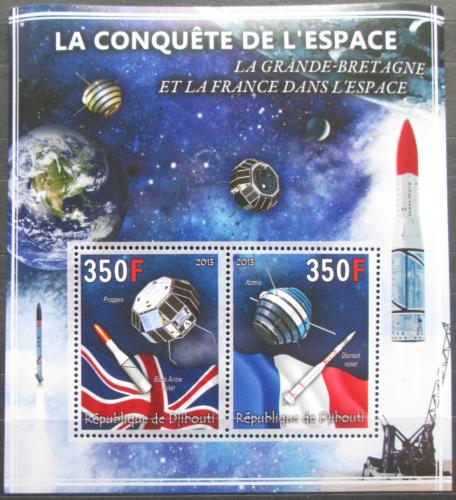 Poštovní známky Džibutsko 2013 Prùzkum vesmíru Mi# N/N