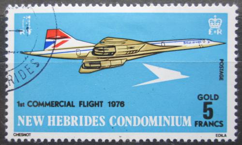 Poštovní známka Nové Hebridy, Vanuatu 1976 Concorde Mi# 421 Kat 13€ 