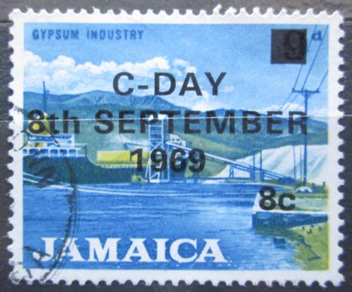 Potovn znmka Jamajka 1969 Lo Gypsum Duchess petisk Mi# 286
