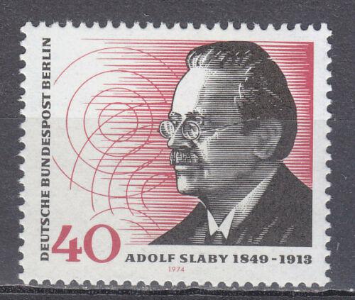 Poštovní známka Západní Berlín 1974 Adolf Slaby, rádiotechnik Mi# 467