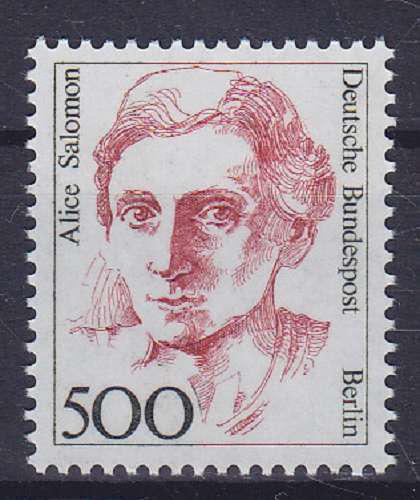 Poštovní známka Západní Berlín 1989 Alice Salomon Mi# 830 Kat 11€
