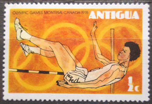 Poštovní známka Antigua 1976 LOH Montreal, skok do výšky Mi# 425
