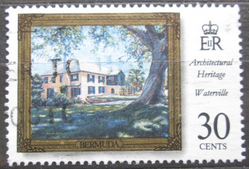Poštovní známka Bermudy 1996 Architektura, Waterville Mi# 715
