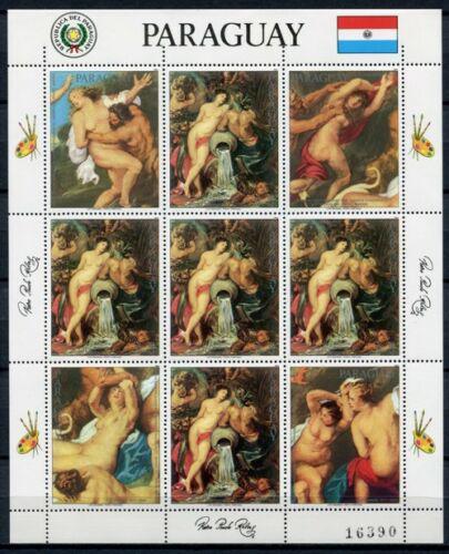 Poštovní známky Paraguay 1985 Umìní, akty Mi# 3922 Bogen Kat 24€ 