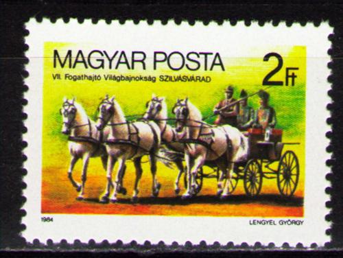 Poštovní známka Maïarsko 1984 Koòské spøežení Mi# 3692