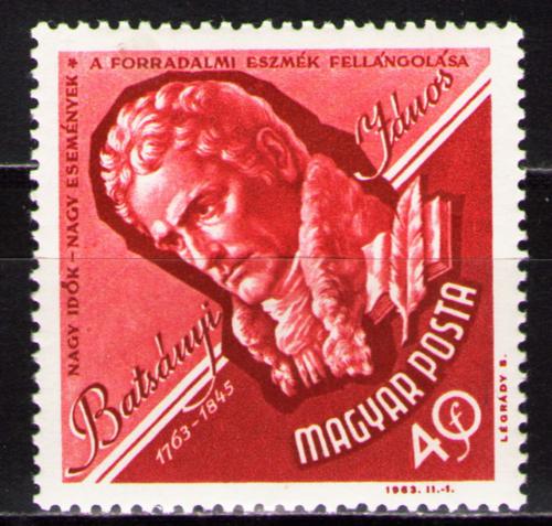 Poštovní známka Maïarsko 1963 János Batsányi Mi# 1906